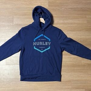 Hurley Blue Graphic Hoodie Sweatshirt